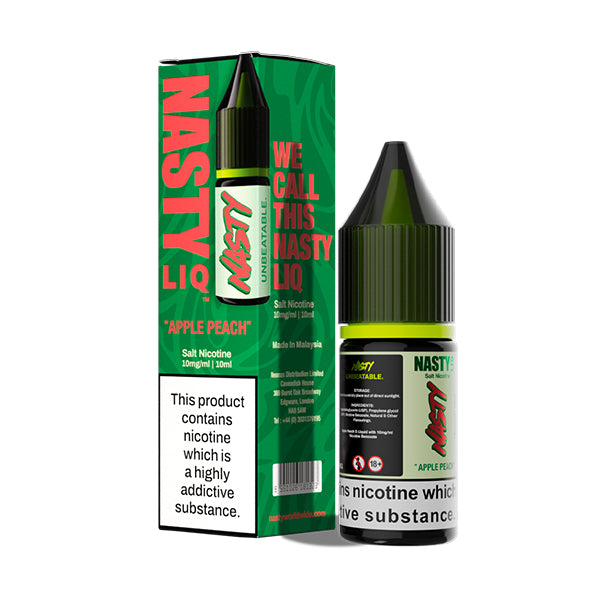 Apple Peach By Nastyliq 10ml Nic Salt