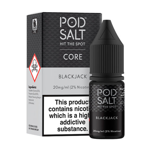 Pod Salt Core Blackjack 10ml Nic Salt 11mg