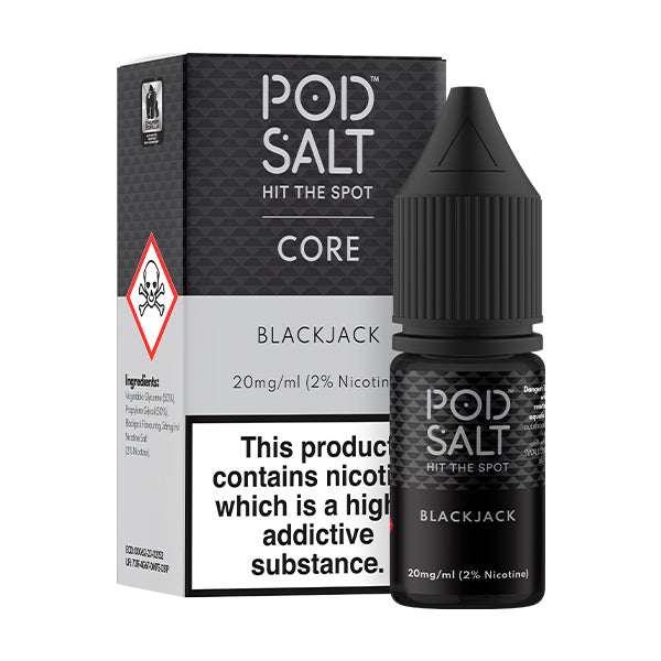 Pod Salt Core Blackjack 10ml Nic Salt 11mg