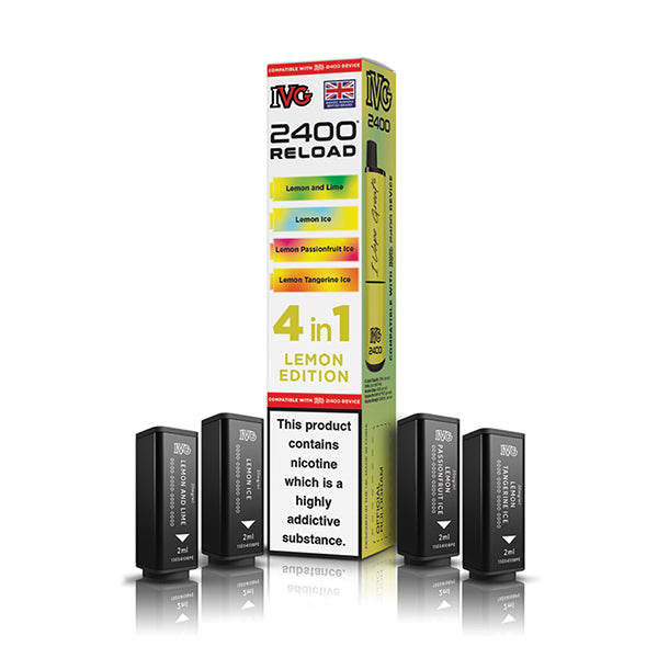 IVG 2400 Reload 4-in-1 Multi Flavour Edition Prefilled Vape Pods