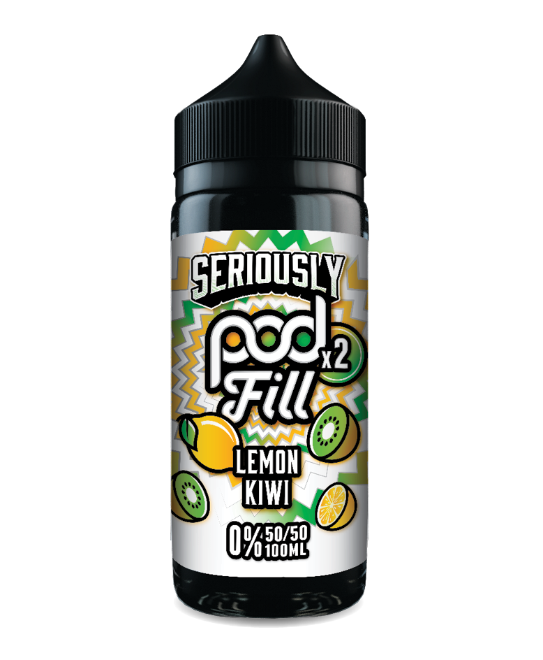 Lemon Kiwi Pod Fill X2 by Seriously 100ml Shortfill
