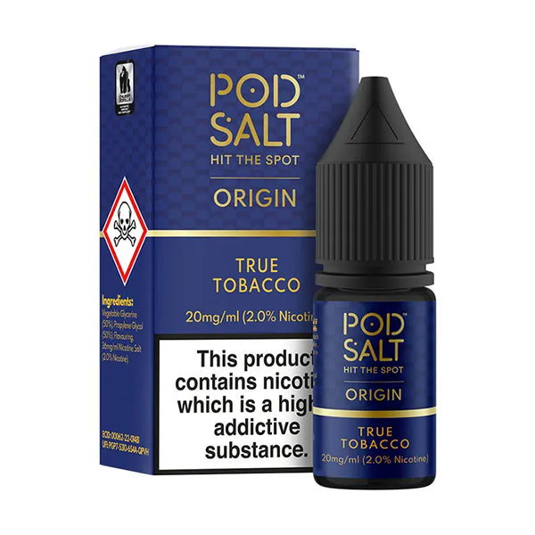 Pod Salt Origin True Tobacco 10ml Nic Salt 11mg