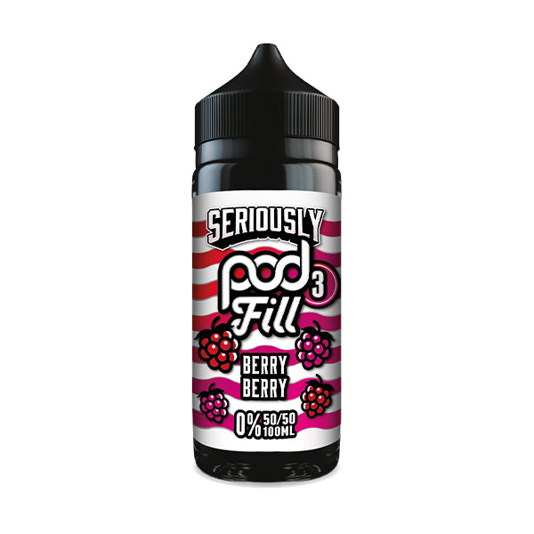 Seriously Pod Fill 3 Berry Berry 100ml Shortfill E-Liquid