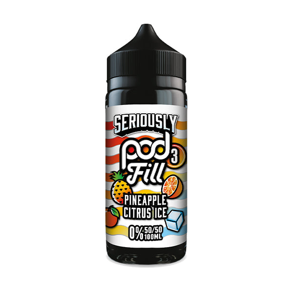 Seriously Pod Fill 3 Pineapple Citrus Ice 100ml Shortfill E-Liquid