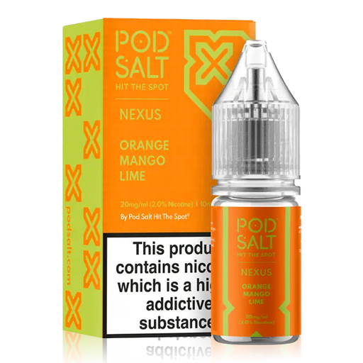 Orange Mango Lime By Nexus Pod Salt 10ml