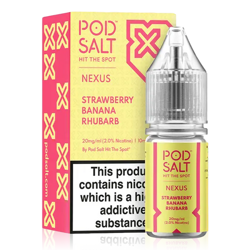 Strawberry Banana Rhubarb By Nexus Pod Salt 10ml