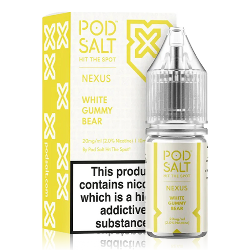 White Gummy Bear By Nexus Pod Salt 10ml