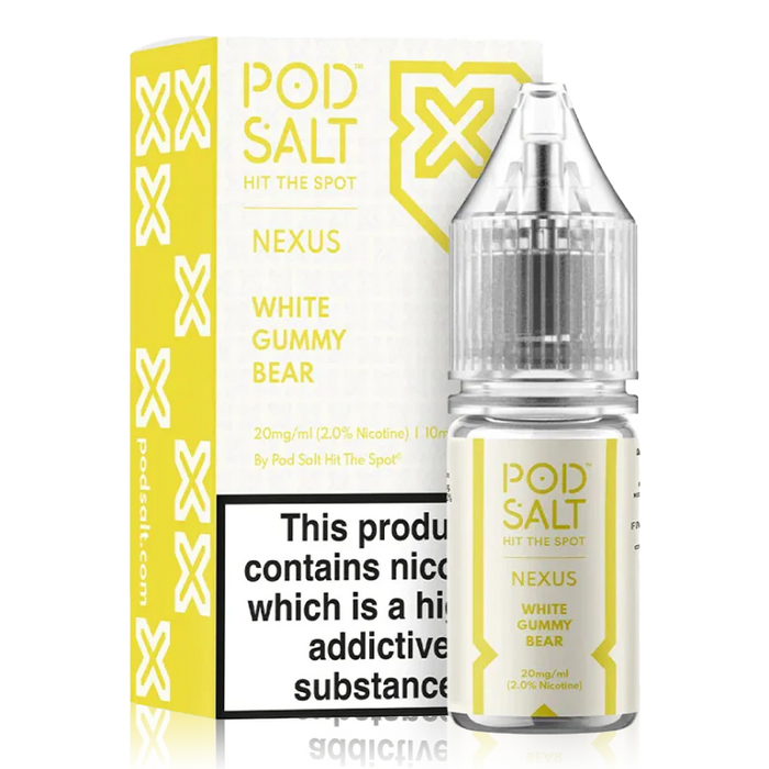 White Gummy Bear By Nexus Pod Salt 10ml