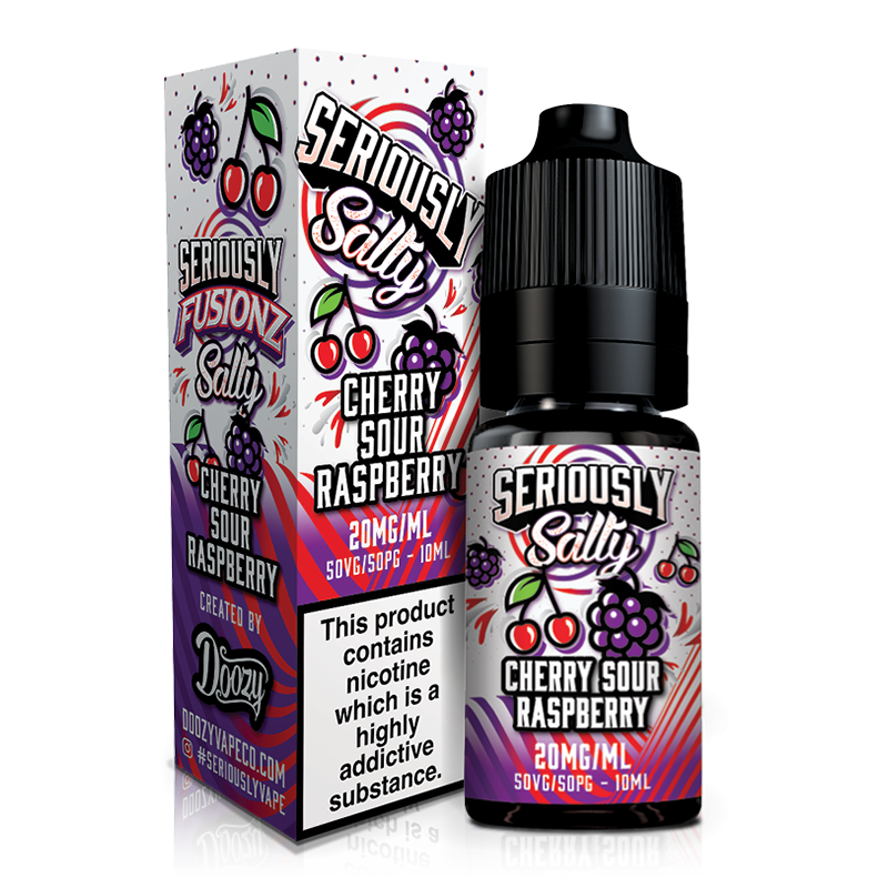 Sour Raspberry Cherry By Seriously Fusionz 10ml salts