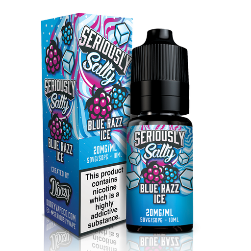 Blue Razz Ice By Seriously Salty 10ml (10mg)