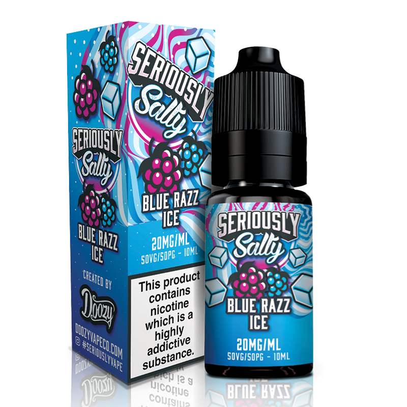 Blue Razz Ice By Seriously Salty 10ml (10mg)